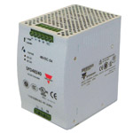 Carlo Gavazzi Switching Power Supply; 48VDC OUT; 5A; 90-132VAC / 180-264VAC / 210-375VDC IN; Single-Phase; DIN Rail Mount